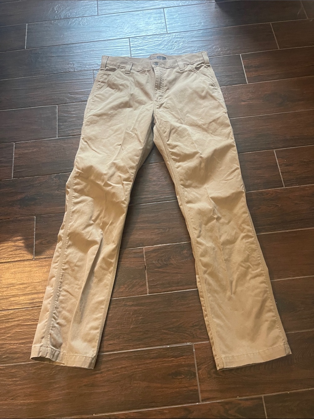 Carhartt Men's Khaki/Tan relaxed fit Chinos